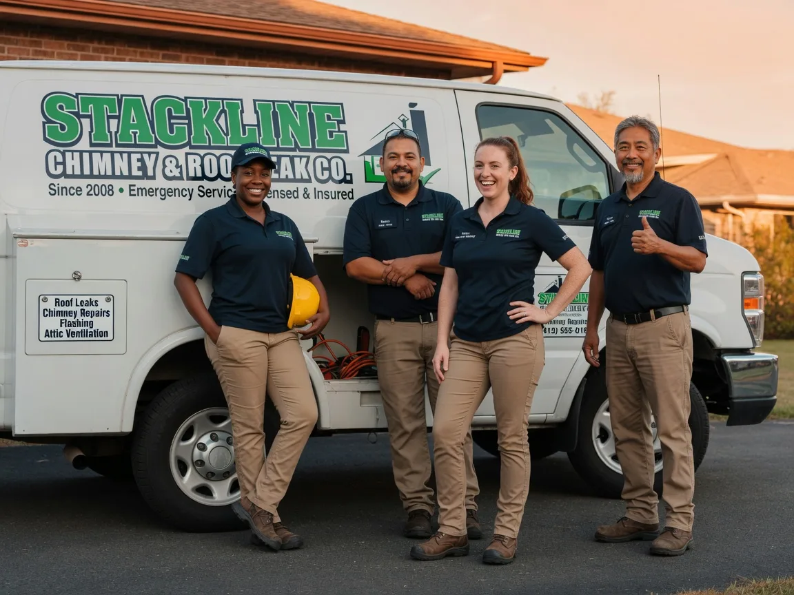 Chimney flashing repair company in Magazine, AR